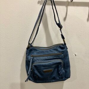Stone Mountain Blue Shoulder Bag Casual Chic